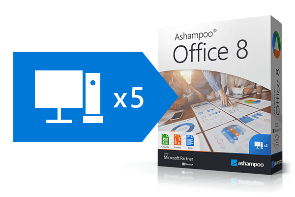 WPS Office WPS Office - 5 PC License